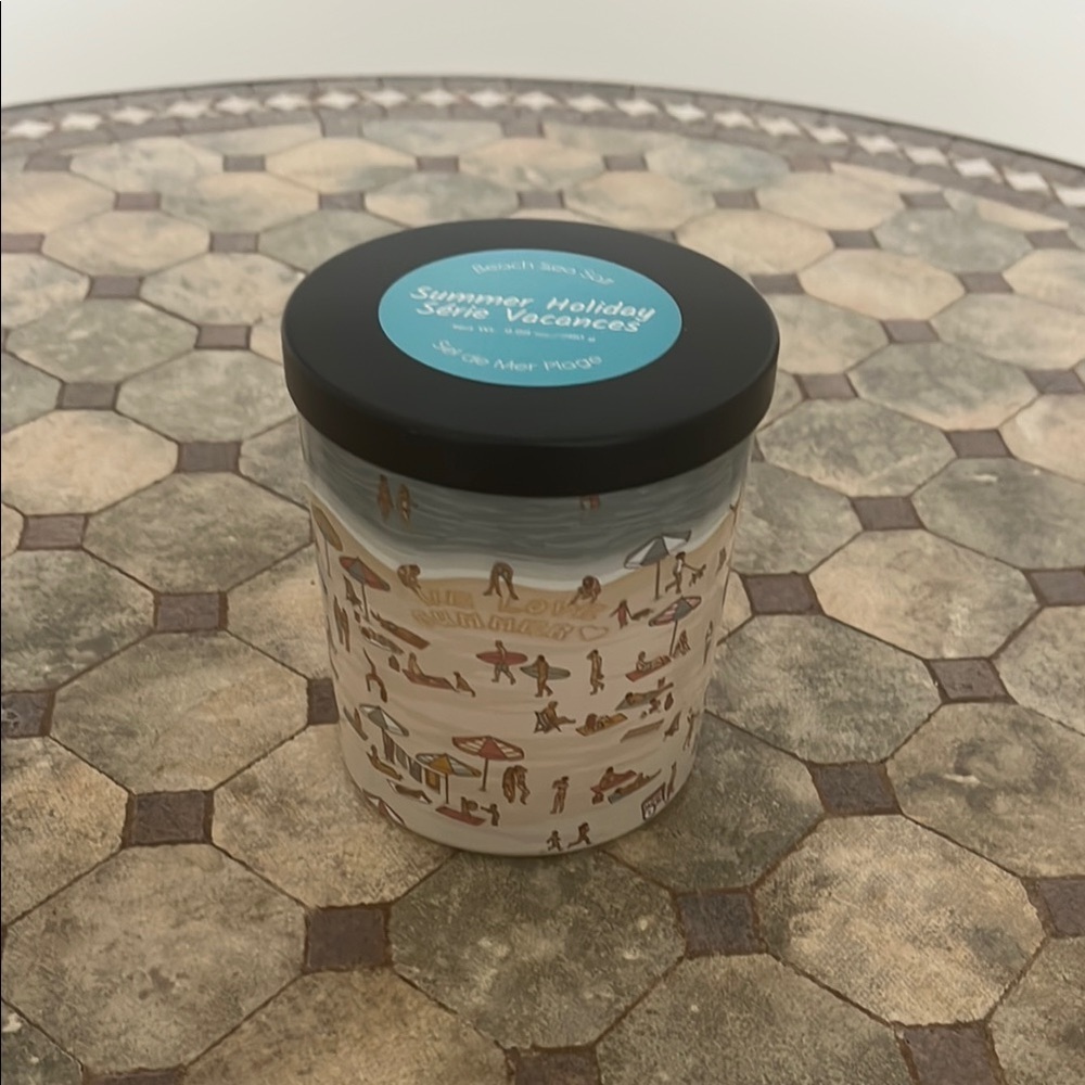 Summer Holiday Scented Candle - Cream